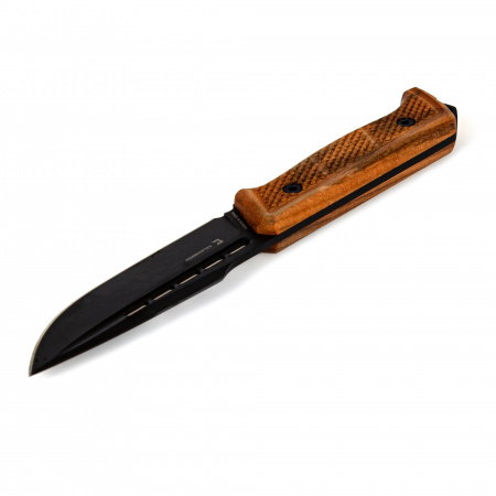 Нож Baikal_D2BT (Black Titanium, дерево)