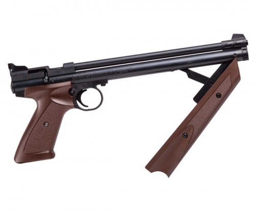 Пистолет пневм. Crosman P1377BR American Classic Brown (накачка), кал.4,5 мм