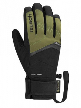 ПЕРЧАТКИ REUSCH BLASTER GORE-TEX BLACK/BURNT OLIVE