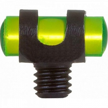 Мушка светящаяся зелёная, диаметр волокна 3,0мм, резьба 2,6 мм