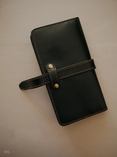 Портмоне (Черный, Охотник с собакой)