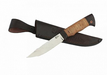 Нож Кулик, кован,ст.Х12МФ,карел.бер.,граб