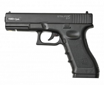 Пистолет пневм. Stalker S17 ("Glock17") к.4,5мм плм 120 м/с