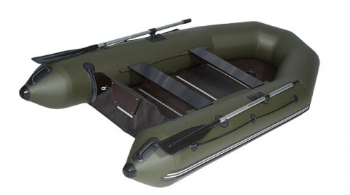 Лодка Пилот М-300 зеленая +дно