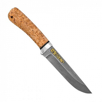 Нож туристический "Лиса" граб, подарочный, ZDI 1016 (капля )