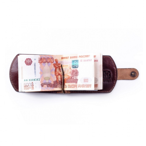 Купюродержатель (Коричневый, Лось)