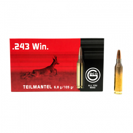 Патрон к.243Win SP 6,8гр Geko 1уп/20шт