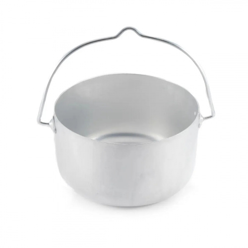 Котелок костровой "СЛЕДОПЫТ" цилиндрический 6 л, алюм.