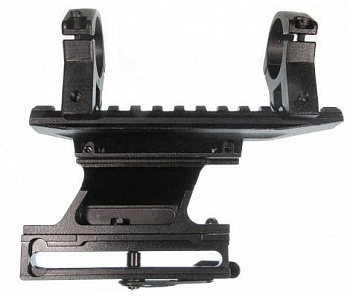 Кронштейн боковой с пл.WEAWER d-30мм (с прям.видимостью, h-40мм) СОК-94 сб.18-03