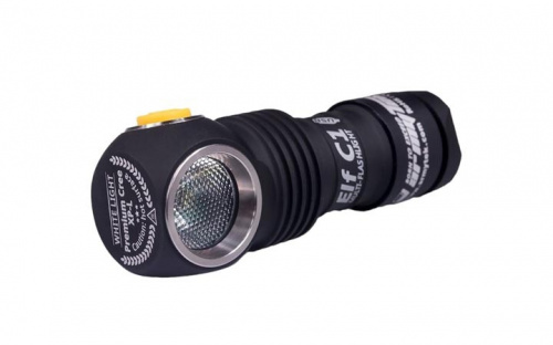 Фонарь Armytek Elf C1 XP-L USB (Теплый) (Серебро)