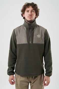 ТОЛСТОВКА ФЛИСОВАЯ МУЖ. С ОТДЕЛКОЙ (ХАКИ)