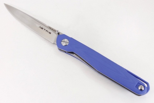 Нож "ASTRIS", D2 steel (blue handle) автограф Нож "ASTRIS", D2 steel (blue handle) автограф