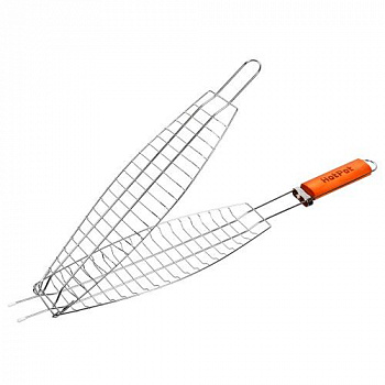 Решетка-гриль для рыбы 60 (+4)х36х8-12х4 см HotPot