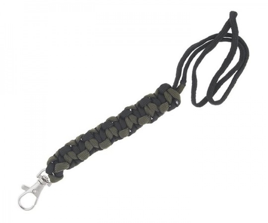 Темляк с карабином (Geoline Survival) Green&black