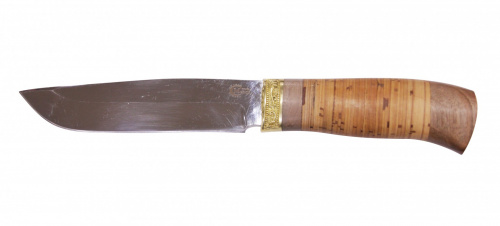 Нож Путник, ст.65х13,береста,литье