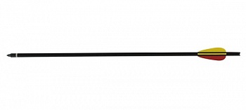 Стрела для арбалета, размер 2219, длина 20", алюминий, цвет черный