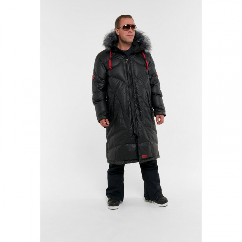 ПАЛЬТО ПУХОВОЕ PREMIUM ЧЕРНЫЙ
