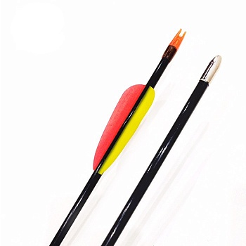 Стрела лучная фибергласовая Ek 24" черная