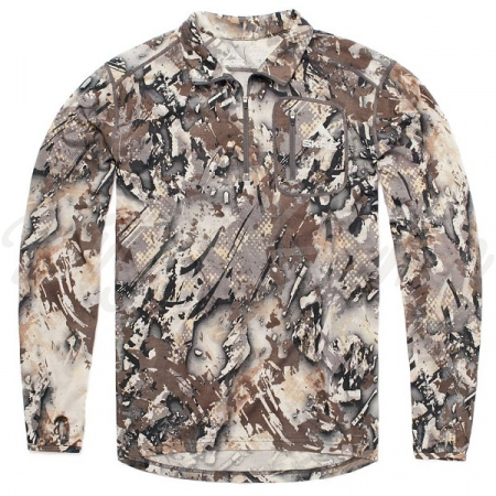 ФУТБОЛКА С ДЛ. РУК. SKRE KAIBAB 150 MERINO 1/4 ZIP TOP  ЦВ. SOLACE