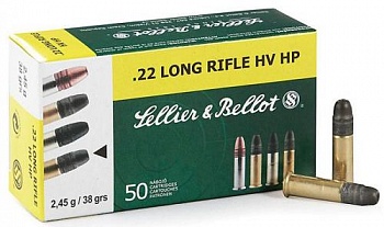 Патрон к.22LR HV HP S&B 1уп/50шт