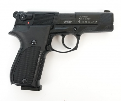 Пистолет пневм. Walther СР 88 (чёрный с чёрн. пласт. накладками)