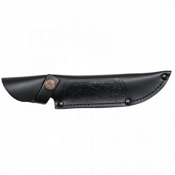 Ножны малые / кожа / черный