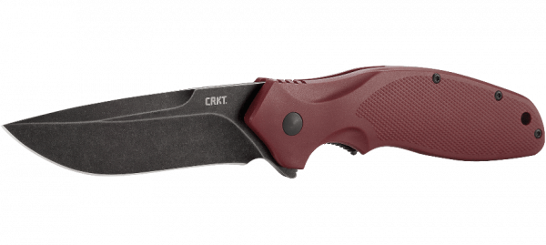 Нож CRKT_K800RKP Shenanigan Maroon -склад., рук-ть бордовый нейлон, клинок 1.41