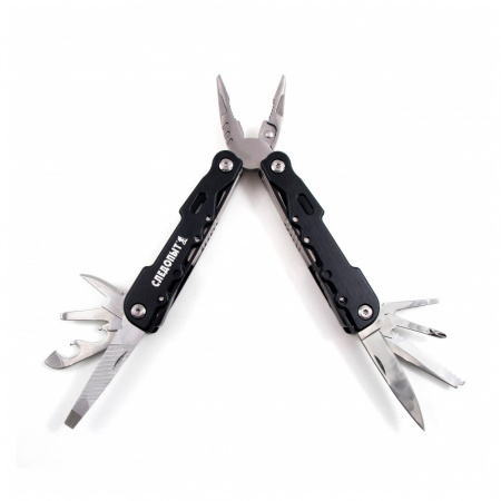 Мультитул (плоскогубцы) "СЛЕДОПЫТ-KEEPER", 106х43х22 мм, 11 предметов, в чехле,
