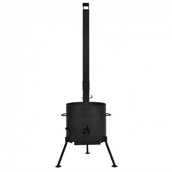 Печь под казан с трубой 360 мм (под казан 12 л) сталь 2 мм