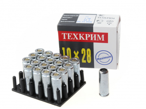 Патрон к.10х28 рез.пуля Maximum (1г) твердая пуля Техкрим 1уп/20шт