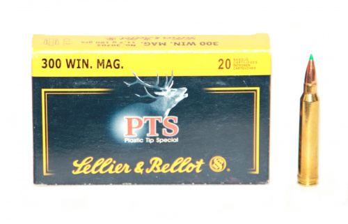 Патрон к.300WinMag 11,7гр PTS Hornady S&B 1шт