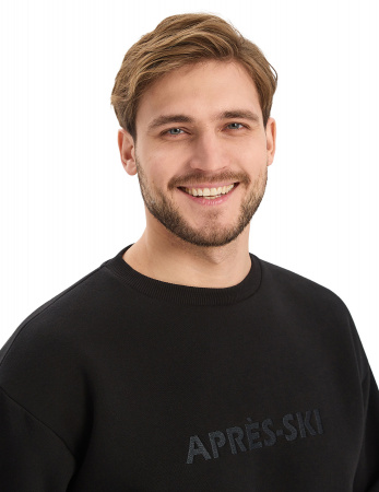 СВИТШОТ NORVEG COTTON ЧЕРНЫЙ