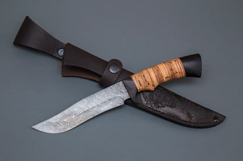 Нож Князь, дам.ст., береста, граб