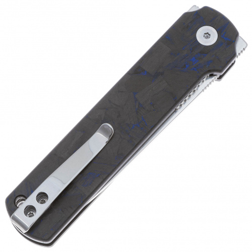 Нож QS144-E Lark - складной, рук-ть черно-синий карбон, клинок 14C28N