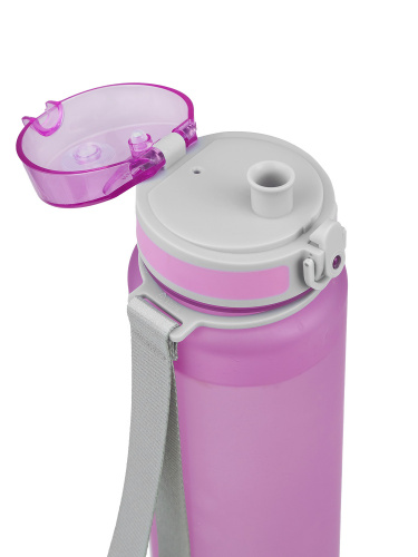 Бутылка тритановая 720-1000 лавандовая матовая, с ситечком