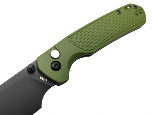 Нож CJ1945-BGN Pyrite Light складной, ptktyfz нейл.рукоять, чёрн.клинок, сталь AR-RPM9