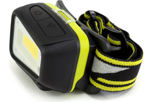 Фонарь ЯРКИЙ ЛУЧ LH-430 ACCU налобный 5W COB 2 реж. 165/550лм, вкл.взмахом, Li-I