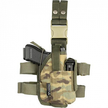 Кобура набедренная  под ПЯ, Glock с карманом; Мультикам