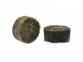 Пыж войлочный осаленный 8-10мм 12кал. (уп.200шт)