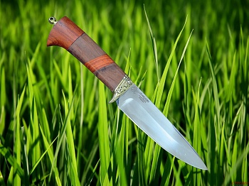 Нож Сокол сталь 95Х18 Бубинго со вставкой