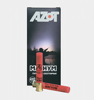 Патрон к.410х76 пуля Азот 1уп/10шт