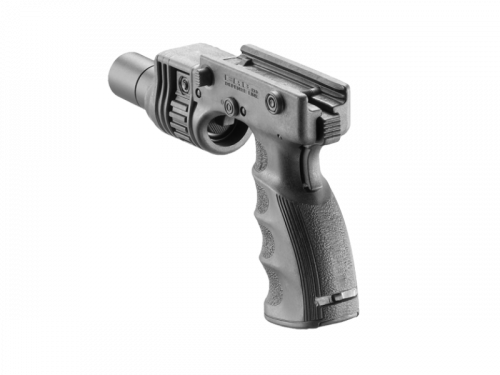 Тактическая рукоять с креплением для фонаря диаметром 1 дюйм