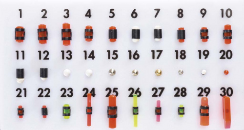 Мушка оптоволоконная красная диам. 2.6 мм