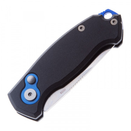Нож BK01BO625 Kompakt -авт., чёрная алюм. рук-ть, клинок AUS-8