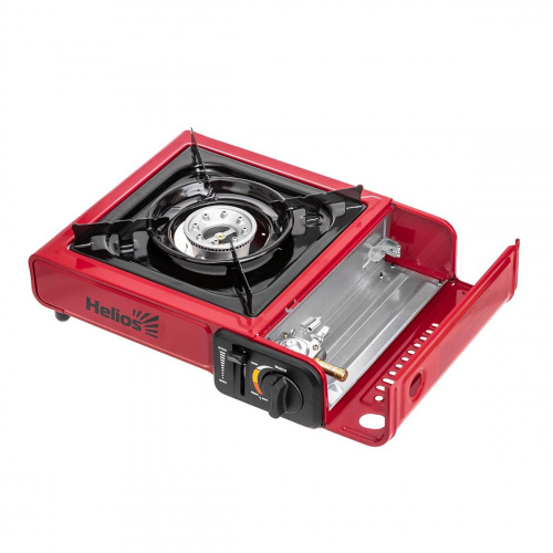 Плита газовая портативная в кейсе с переходником (HS-BDZ-168C) Helios