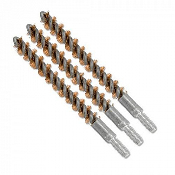 Ерш BoreTech щетинный, калибр .17 (4,5мм), резьба папа 5/40, комплект 3шт., брон