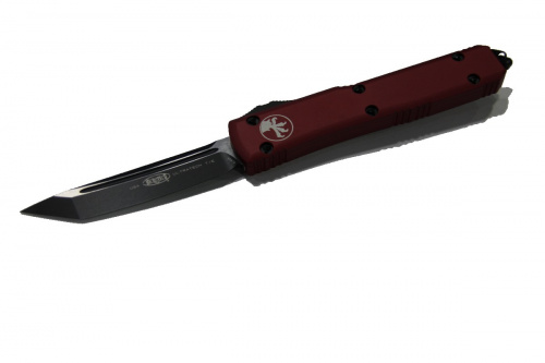 Нож MT_135-4BL LUDT Satin - авт-кий , синяя рукоять, темляк