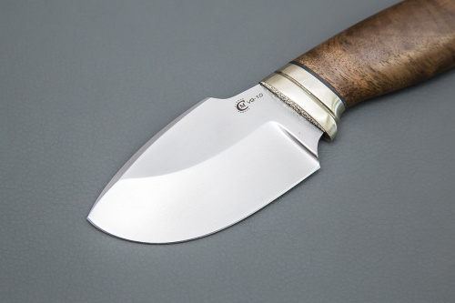 Нож Краб-1 сталь VG-10 лит.мельх., орех (кап)