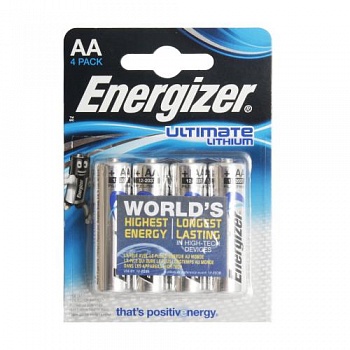 Э/п Energizer Ultimate Lithium L91 FR6/316 1.5V BL4