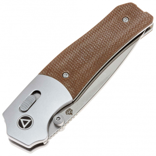 Нож QS157-C1 Vault -складной, рук-ть алюм./бежев. микарта, клинок 14C28N